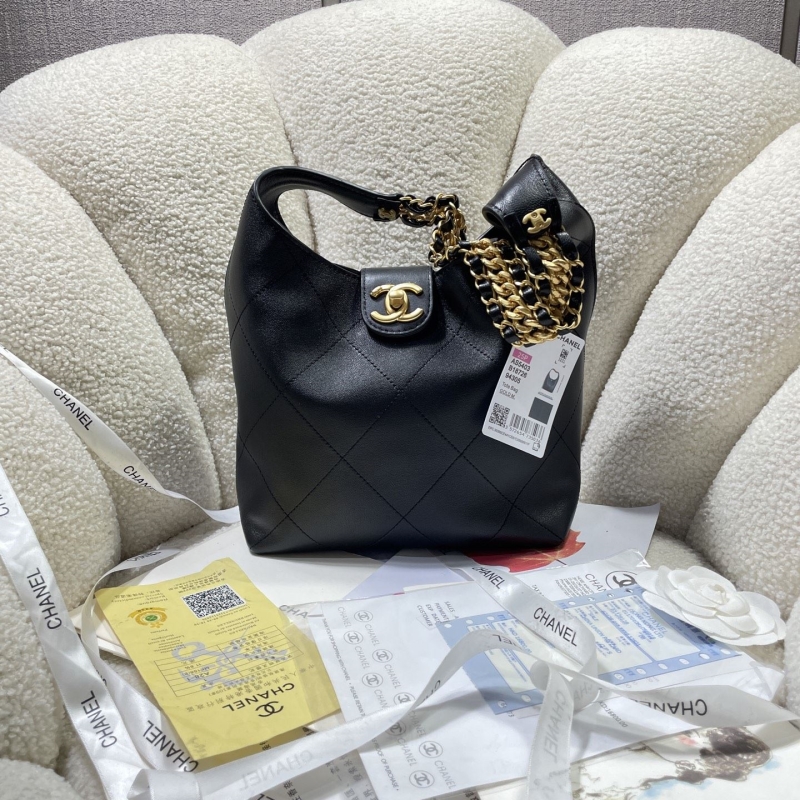 Ch*el top handle bags